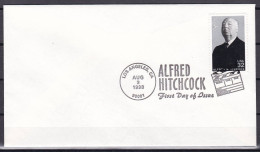 United States 1998 Alfred Hitchcock 5 FDC's - 1981-1990