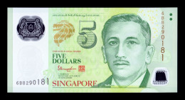 Singapur Singapore 5 Dollars 2020 Pick 47g Polymer Sc Unc - Singapore