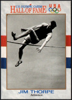 UNITED STATES 1991 - U.S. OLYMPIC CARDS HALL OF FAME # 3 - JIM THORPE - ATHLETICS - OLYMPIC WINNER 1912 - G - Other & Unclassified