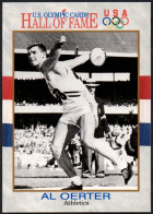 UNITED STATES 1991 - U.S. OLYMPIC CARDS HALL OF FAME # 4  AL OERTER - DISCUS THROW OLYMPIC WINNER '56 / 60 / 64 / 68 - G - Otros & Sin Clasificación