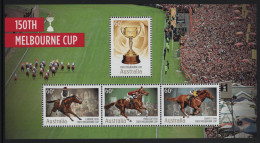 Australia 2010 MNH Sc 3381b Horseracing 150th Melbourne Cup Sheet - Mint Stamps