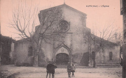 Aups - L'Eglise - CPA °J - Aups