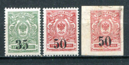 RUSSIE - Y&T Omsk 1**, 2**, 8 (sans Gomme) - Siberia E Estremo Oriente