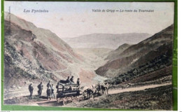 CPA - CAMPAN - Vallée De Gripp - Route Du Tourmalet - Corbillard - Campan