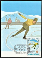 S. Tomé E Princípe R.D. 1983 - Jogos Olímpicos De Inverno, Sarajevo 1984 -|- Maximum Postcard - Sao Tome Et Principe