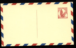 UXC3var Air Mail Postal Card THINNED DIVIDING LINE BOTTOM Mint 1960 Cat.$45.00 - 1941-60