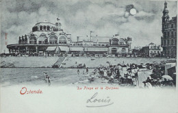 BELGIQUE - OSTENDE - La Plage Et Le Kursaal - Carte Postale Ancienne - Oostende