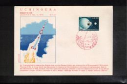 Japan 1972 Uchinoura Rocket K-10-8 Interesting Cover - Covers & Documents