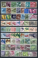 España 1962 Completo Sin Escudos ** MNH. - Años Completos