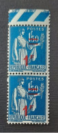 France 1940/41 N°485  Petit Format Tenant à Normal ** TB - 1932-39 Peace