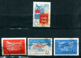 RUSSIE -  Y&T PA 114 Et 115 à 117 (série Complète)(avions) - Used Stamps