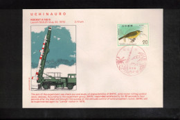 Japan 1975 Uchinauro Rocket K-10-5 Interesting Cover - Covers & Documents