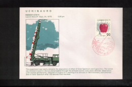Japan 1975 Uchinauro Rocket K10-11 Interesting Cover - Covers & Documents