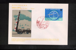 Japan 1976 Uchinauro Rocket K 9M-56 Interesting Cover - Covers & Documents