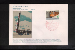 Japan 1978 Uchinauro Rocket K 9M-61 Interesting Cover - Cartas & Documentos