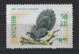 Bhutan Bhoetan MLH ; Pauw Grey Peacock Paon Peafowl Vogel Bird Ave Oiseau - Pfauen