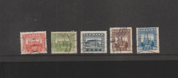 Danemark Denmark 1920 - Yvert 122/126 Obliterée VC 22,5€ - Used Stamps