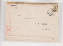 RUSSIA,  1940 LENINGRAD Censored Cover To WIEN Austria Germany - Covers & Documents