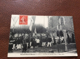 CARTE POSTALE  La Fete De Jeanne D’Arc , 5 Mars 1911  LE MESNIL-SAINT-DENIS  Yvelines - Le Mesnil Saint Denis