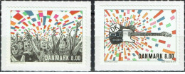 Danemark Denmark 2013 - Rock Music Michel 1744/45 Mnh** - Ongebruikt