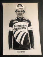 Beat Breu - Domex Weinmann - 1989 - Photo Pour Presse 13x18 Cm  -  Cyclisme - Ciclismo -wielrennen - Cyclisme