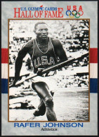 UNITED STATES 1991 - U.S. OLYMPIC CARDS HALL OF FAME # 9 - RAFER JOHNSON - ATHLETICS - OLYMPIC WINNER 1956 / 1960 - G - Andere & Zonder Classificatie