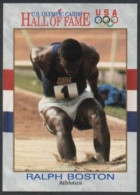 UNITED STATES 1991 - U.S. OLYMPIC CARDS HALL OF FAME # 31 RALPH BOSTON  OLYMPIC GAMES 1960 / 1964 / 1968 - ATHLETICS - G - Other & Unclassified