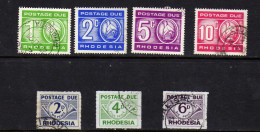 Rhodesie - (1965-70)-   Timbres-Taxe  Obliteres - Rhodesia (1964-1980)