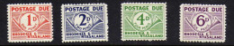 Rhodesie Et  Nyassaland  (1961) - Timbres-Taxe - Neufs* - MH - Rhodesia & Nyasaland (1954-1963)