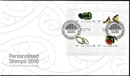 New Zealand 2010 Personalised Stamps Sheetlet FDC  - FDC