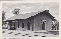 Michigan Dearborn Greenfield Village Smith's Creek Railroad Depot Curteich - Dearborn