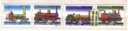 1996 Transport - Steam Locomotives  4v.- Used (O) Bulgaria / Bulgarie - Oblitérés