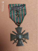 MEDAILLE CROIX DE GUERRE 1914/1917, 3 CITATIONS DONT UNE PALME A L'ORDRE DE L'ARMEE, WW1 14/18 - Frankrijk