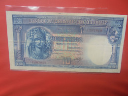 URUGUAY 10 PESOS 1935 Série A Circuler (B.29) - Uruguay