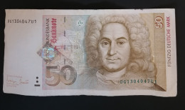 Billet 50 Deutsche Mark. 3 Janvier 1996. - 50 Deutsche Mark