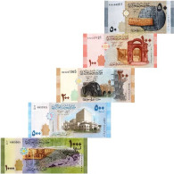 Asia Syria May 2013 2021 (50-1000 Pounds) UNC Banknotes - Syrië