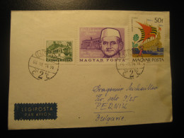 BEKESCSABA 1966 To Pernik Bulgaria Bus Van Truck Tram Tramway 3 Stamp On Air Mail Cancel Cover HUNGARY - Briefe U. Dokumente