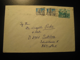 BUDAPEST 1979 To Sulzberg Germany Bus Van Truck Stamp On Cancel Cover HUNGARY - Briefe U. Dokumente