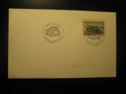 SODANKYLA 1961 To Boyertown USA Postal Bus Van Truck Cancel Cover Stamp FINLAND - Cartas & Documentos