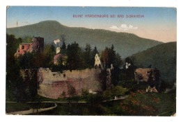 Allemagne--BAD DUERKHEIM --1916--Ruine Hardenburg Bei Bad Duerkheim....colorisée - Bad Duerkheim