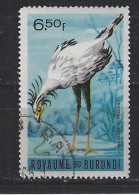 Burundi Used ; Secretaris Vogel Secretary Bird Serpentaire Secretario Ave Oiseau - Struzzi