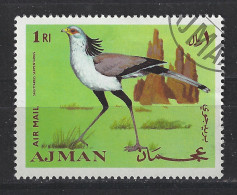 Ajman Used ; Secretaris Vogel Secretary Bird Serpentaire Secretario Ave Oiseau - Struisvogels