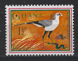 Ghana MNH ; Secretaris Vogel Secretary Bird Serpentaire Secretario Ave Oiseau - Autruches