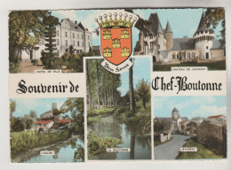 CPSM CHEF BOUTONNE (Deux Sèvres) - 5 Vues - Chef Boutonne