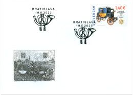 Slovakia - 2023 - 200th Anniversary Of Regular Mail Deliveries From Bratislava To Vienna - FDC - FDC