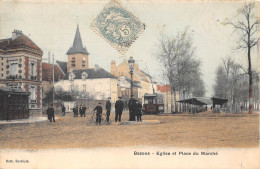 95-BEZON-L'EGLISE ET PLACE DU MARCHE - Bezons