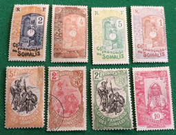 Côte Française Des Somalis (12 Timbres) - Used Stamps