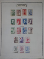 \+\ RED CROSS FINLANDE  SUR CHARN. DE 1946   CROIX ROUGE +DONNEURS DE SANG + BELLE QUALITé+PAS COURANT++ - Unused Stamps