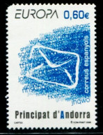 CU0058 Spanish Andorra 2008 Europa Letters 1V MNH - Sonstige & Ohne Zuordnung