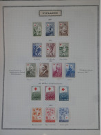 \+\ RED CROSS FINLANDE  SUR CHARN. DE 1954   CROIX ROUGE + PRESIDENTS  + BELLE QUALITé+PAS COURANT++ - Unused Stamps